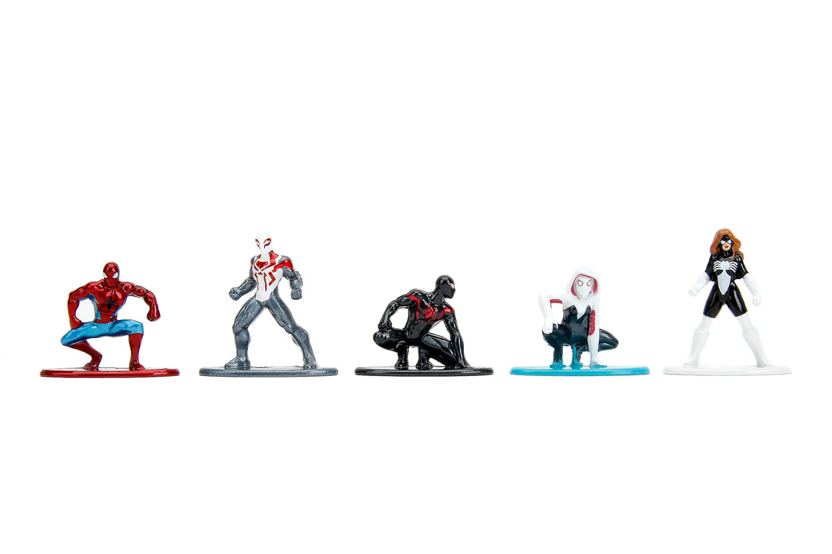Jada Toys Marvel Spider-Man 18-Pack Series 9 Die-cast Figures, Toys for Kids and Adults