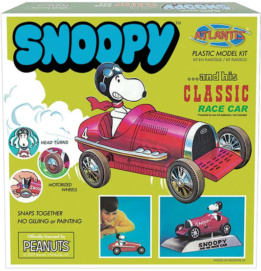 ATLANTIS TOY & HOBBY INC. Snoopy and Race Car AANM6894 Plastic Models Other Misc – Toy