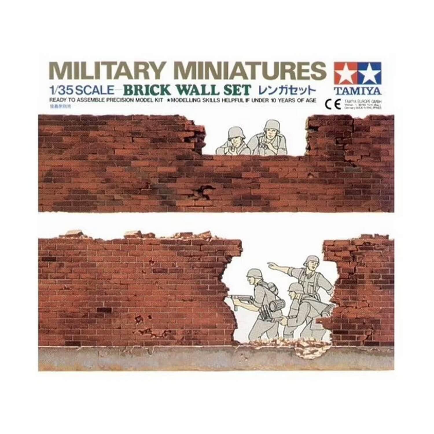 Tamiya 35028 Brick Walls 1:35 Military Model Kit – Toy
