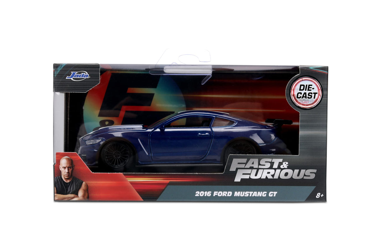 Jada Fast & Furious 1:32 2016 Ford Mustang Die-Cast Car, Toys for Kids and Adults