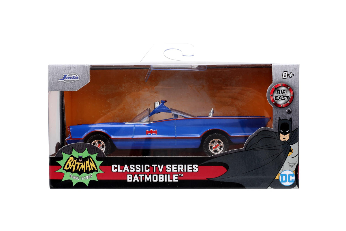 Jada Hollywood Rides 1966 Batman Batmobile - Die-cast Car with Opening Doors, 1:32 Scale, Ages 8+, Toy for Adults and Kids