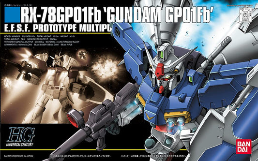 0083 Stardust Memory HGUC 018 RX-78GP01Fb GP01Fb Zephyranthes 1/144 Model Kit – Toy