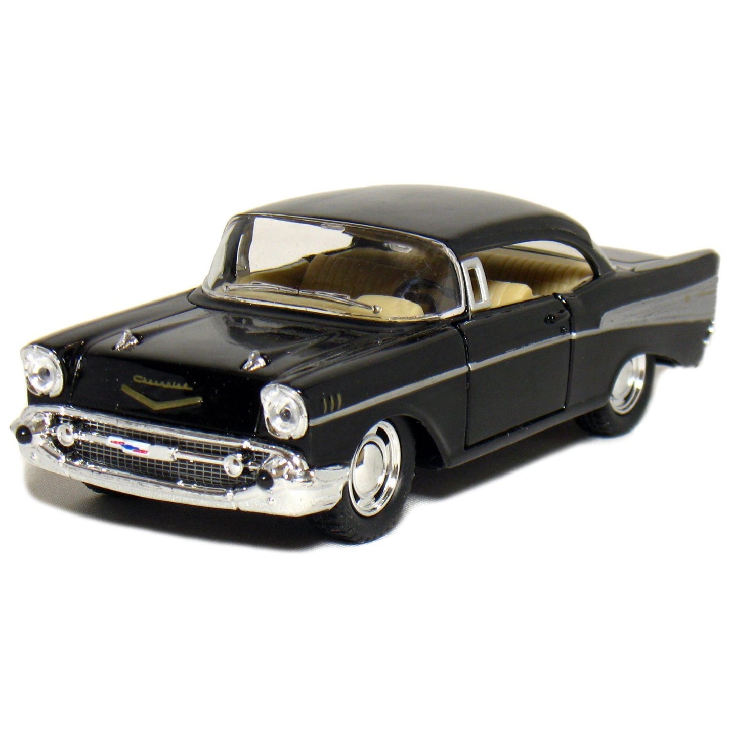 KiNSMART 1957 Chevy Bel Air Coupe 1:40 Scale 5" Die Cast Metal Classic Toy Car