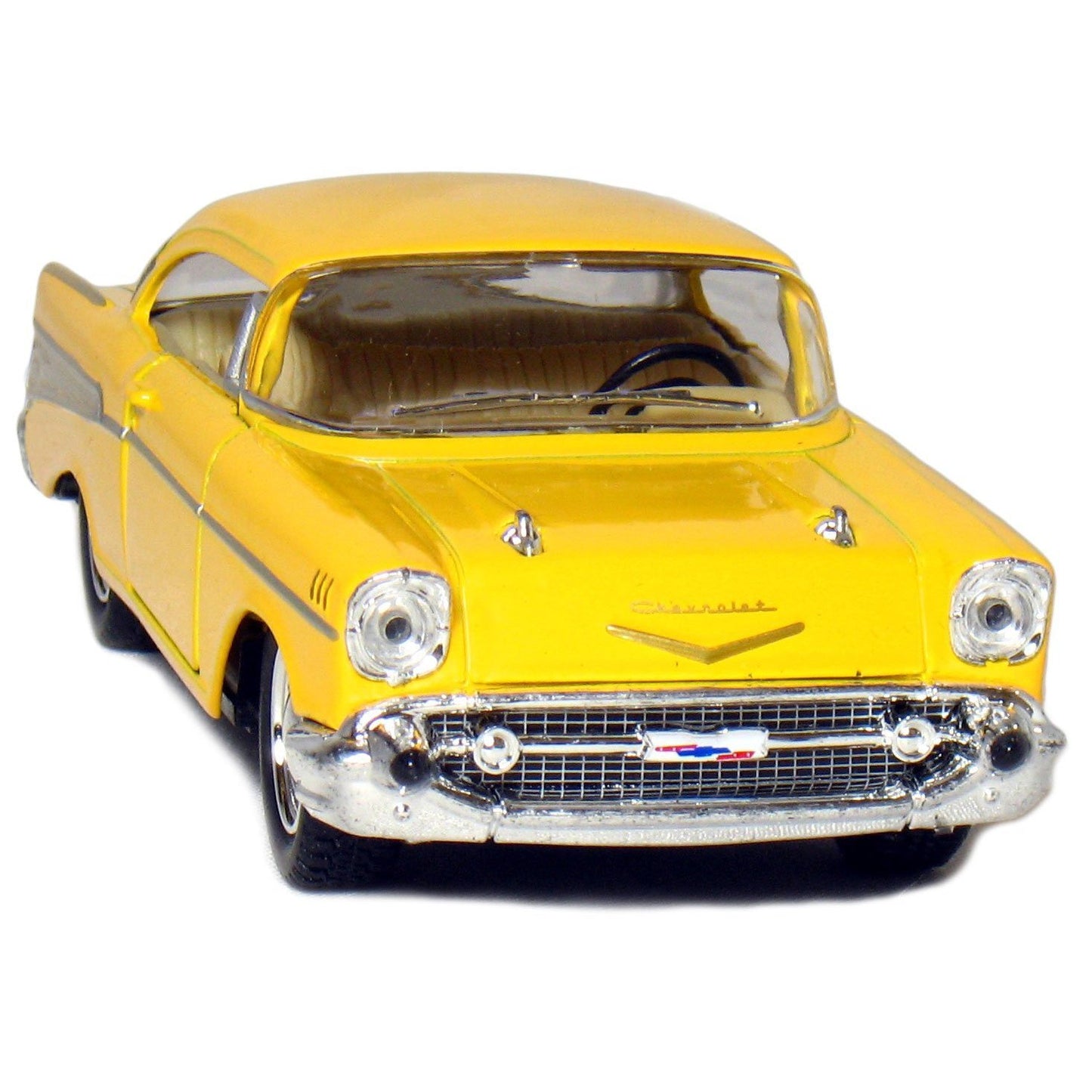 KiNSMART 1957 Chevy Bel Air Coupe 1:40 Scale 5" Die Cast Metal Classic Toy Car