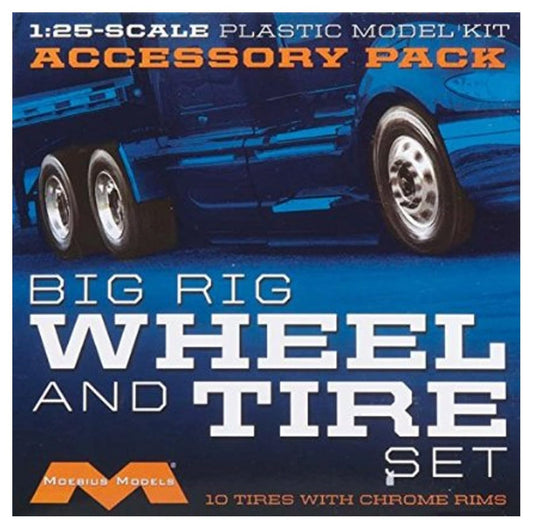 Moebius Models MOE1010 1/25 Semi Wheels/Tires (10 pk) – Automotive Parts and Accessories