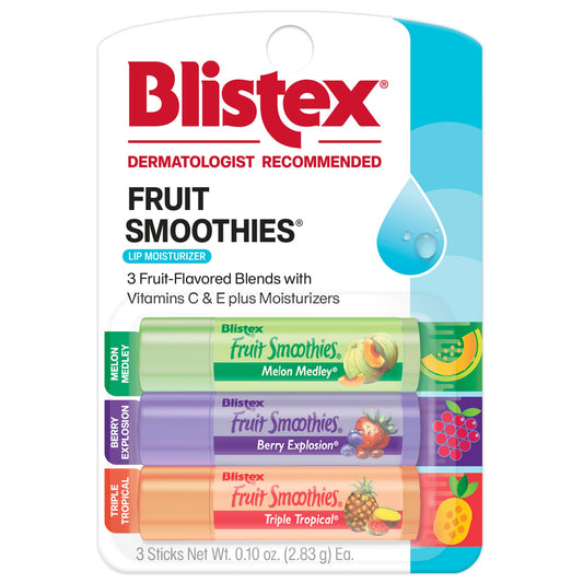 Blistex Fruit Smoothies Lip Protectant Assorted, 3 ct (Packaging May Vary) – Grocery