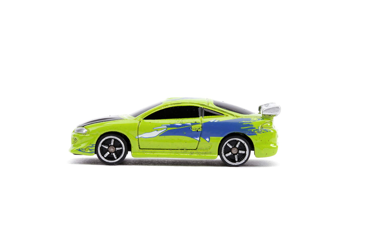 Jada Fast & Furious 1.65" Nano 3-Pack Die-cast Cars, Toys for Kids and Adults