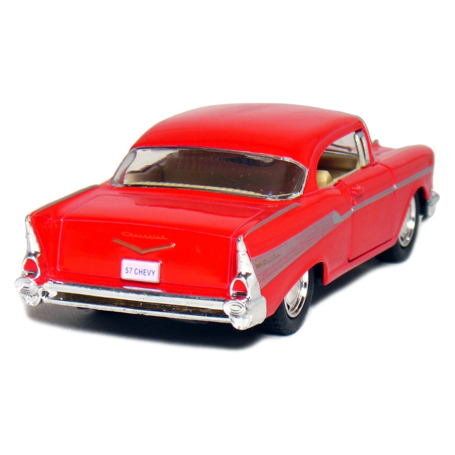 KiNSMART 1957 Chevy Bel Air Coupe 1:40 Scale 5" Die Cast Metal Classic Toy Car