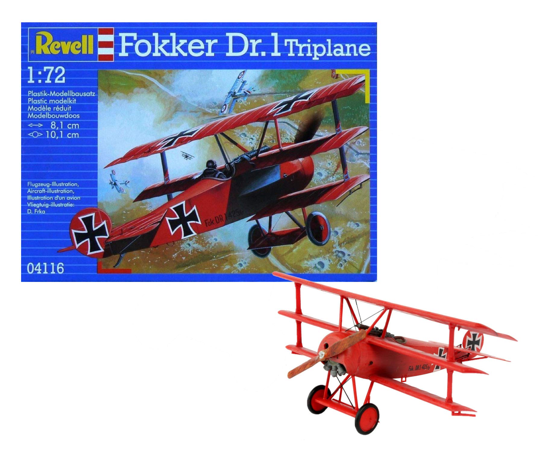 Revell Of Germany Fokker Dr.1 PL Triplan – Toy