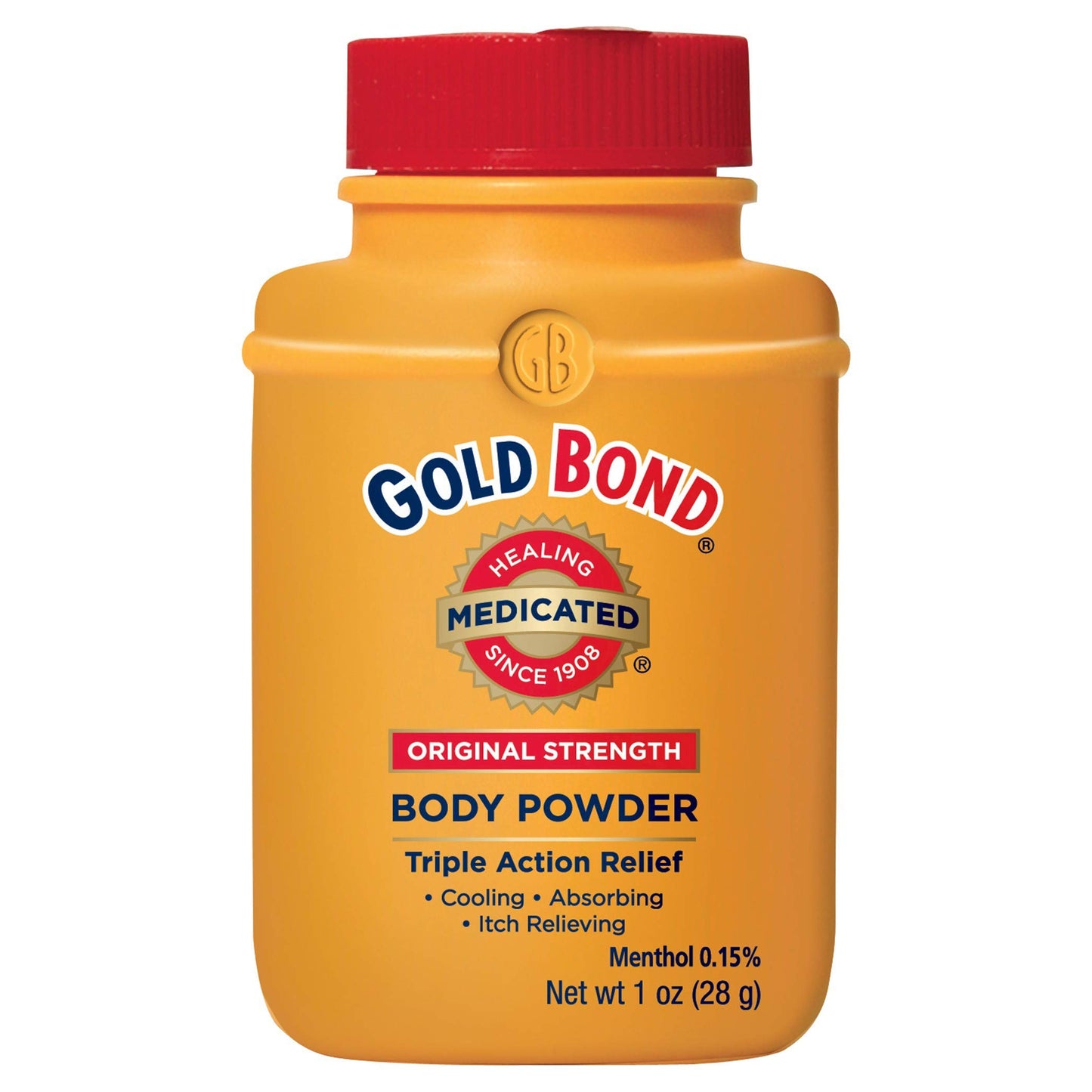 Gold Bond Medicated Body Powder Original Strength, 1 oz., Cooling, Absorbing & Itch Relief – Beauty
