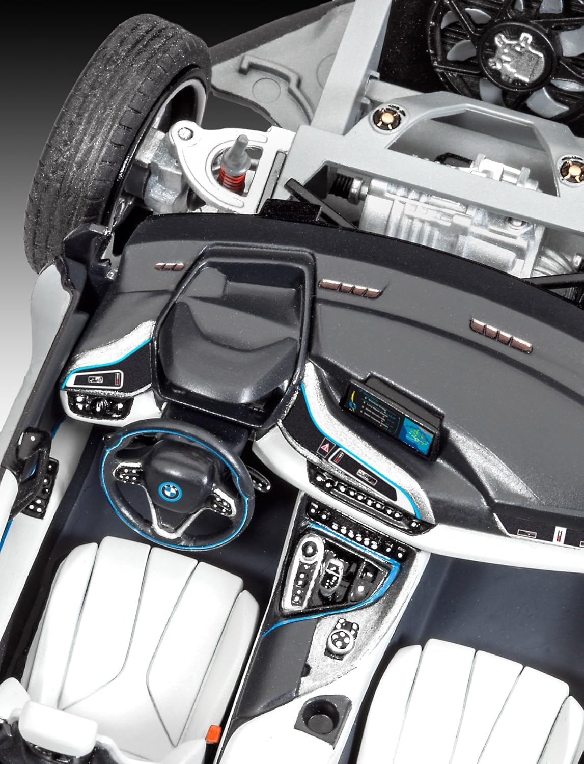 Germany Level 1/24 BMW i8 Plastic Model