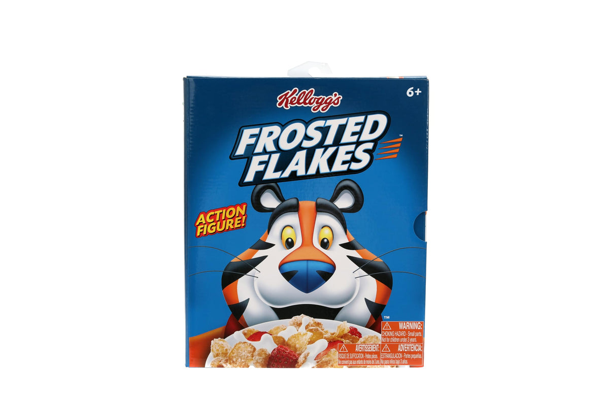 Jada Tony The Tiger Frosted Flakes 6" Action Figure, Highly Articulated, Collectible, Nostalgic Detail, Exclusive Packaging