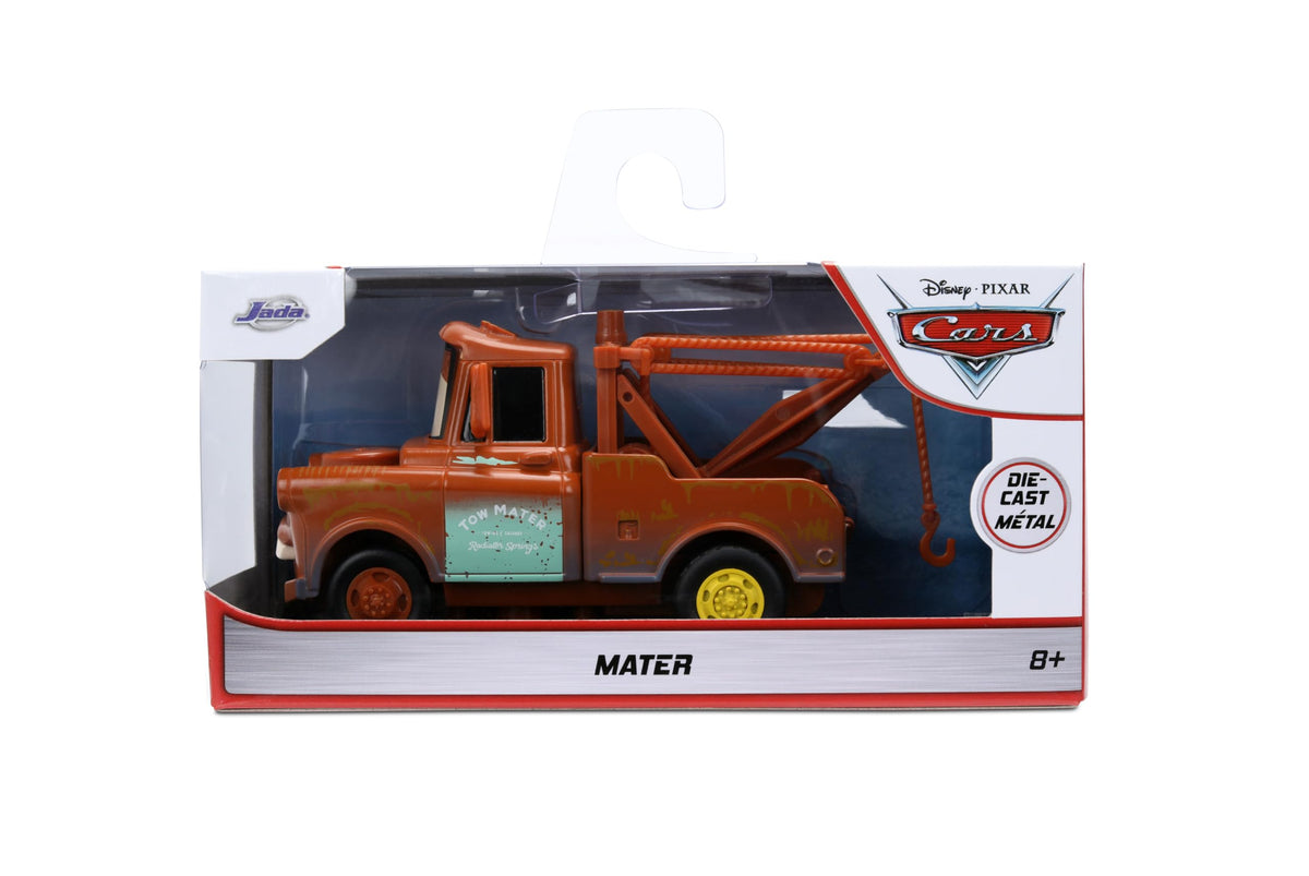 Jada Disney Pixar Cars Tow Mater Hollywood Rides Die-Cast Vehicle 1:32 Scale Truck Toys – Rusty Tow Truck, Display Model
