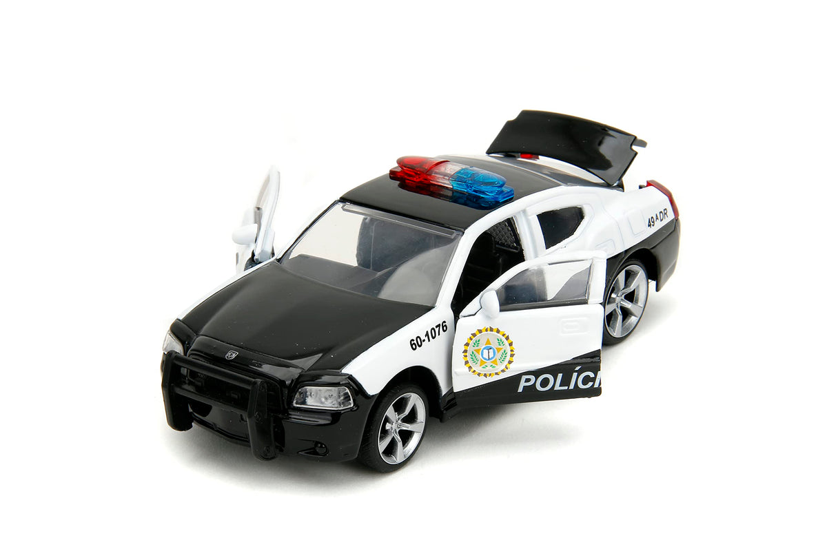 Jada Fast & Furious 1:32 2006 Dodge Charger Police Car Die-Cast Car, Toys for Kids and Adults