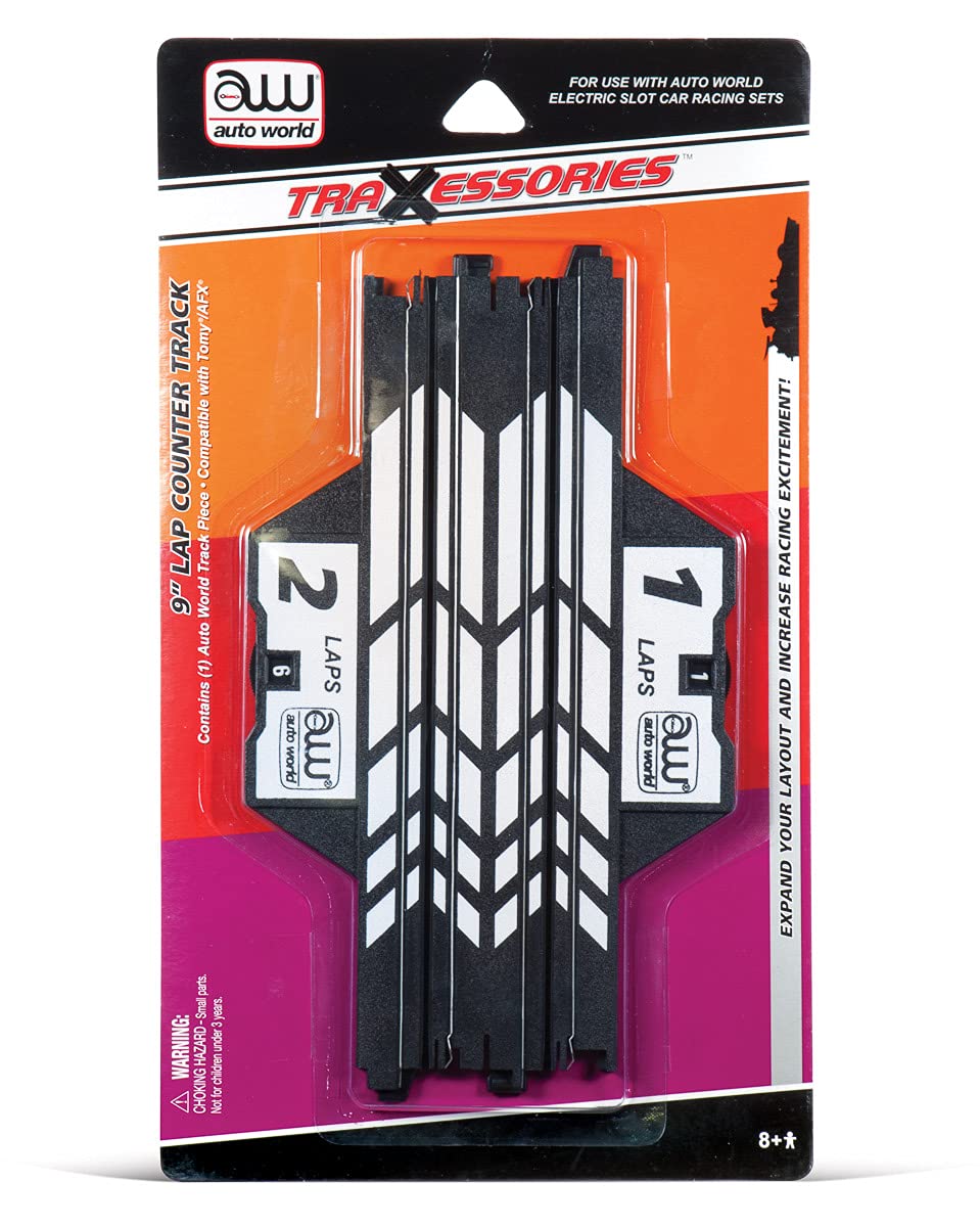 AW Auto World Round 2 1 Pk. 9" Lap Counter Track (176) – Toy