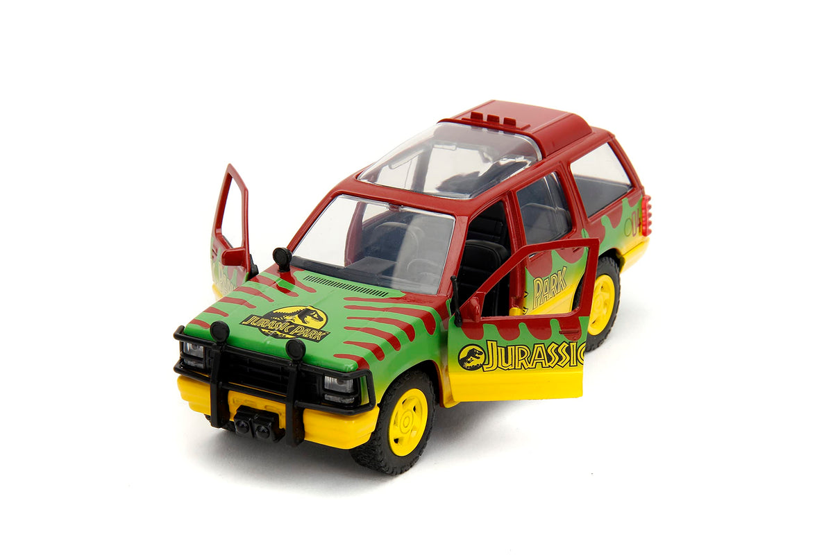 Jada Jurassic Park 1:32 1993 Ford Explorer Die-Cast Car, Toys for Kids and Adults