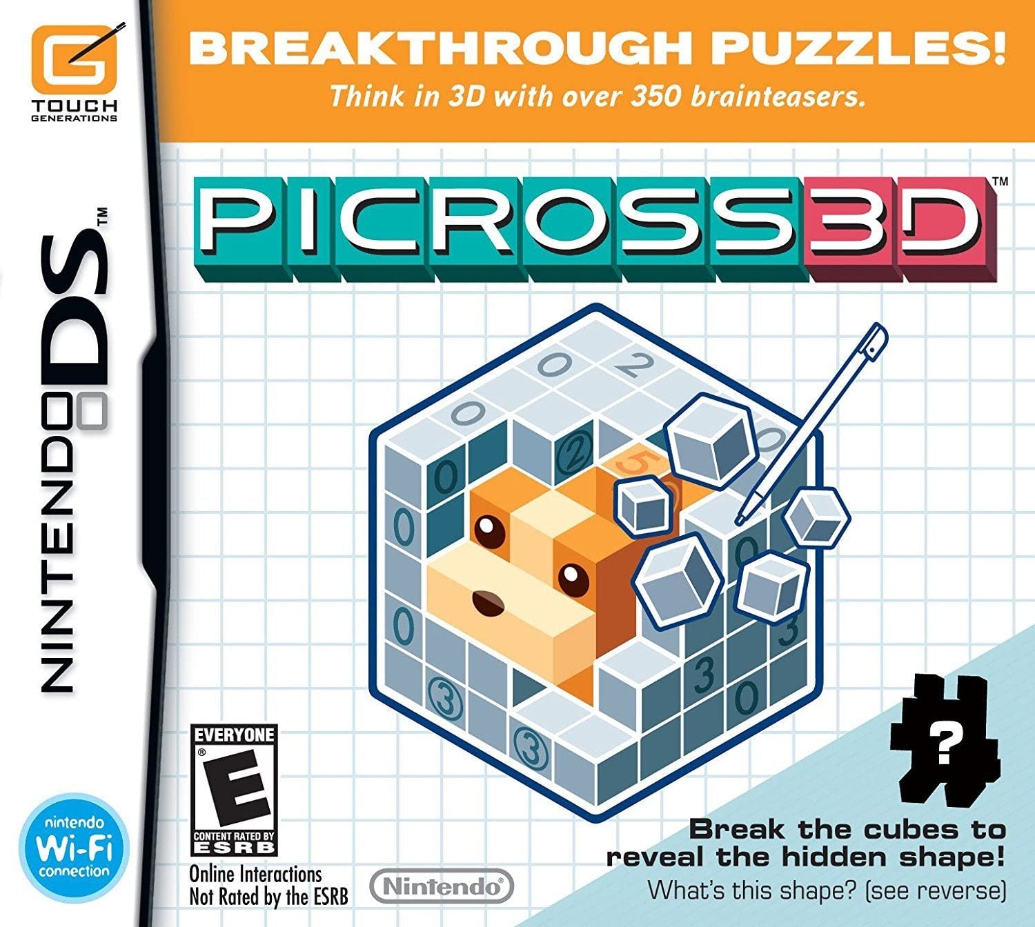 Picross 3D NDS - Nintendo DS - Nintendo DS – Video Games