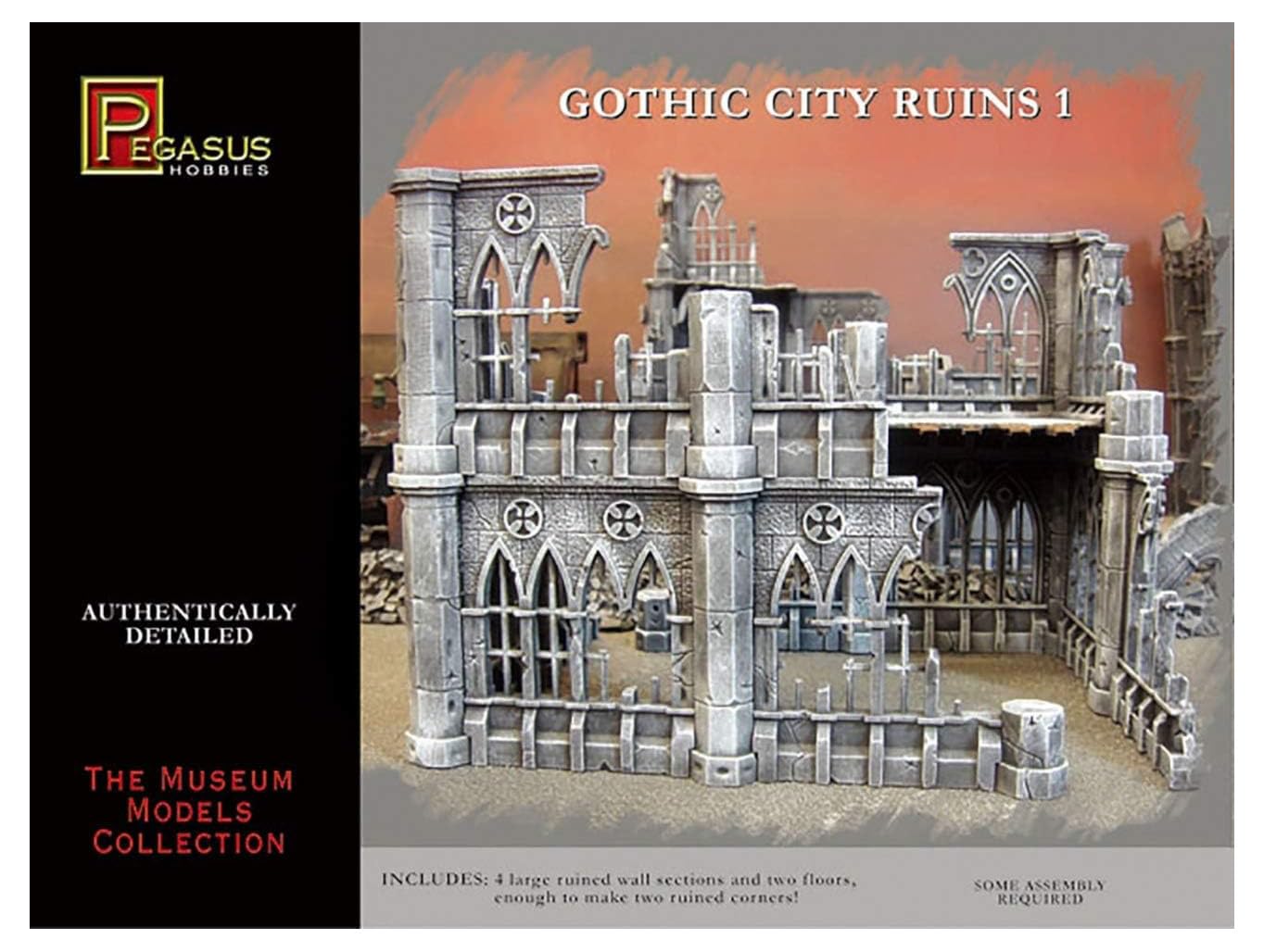 Pegasus Hobbies Gothic City Building Ruins Set 1 – Toy