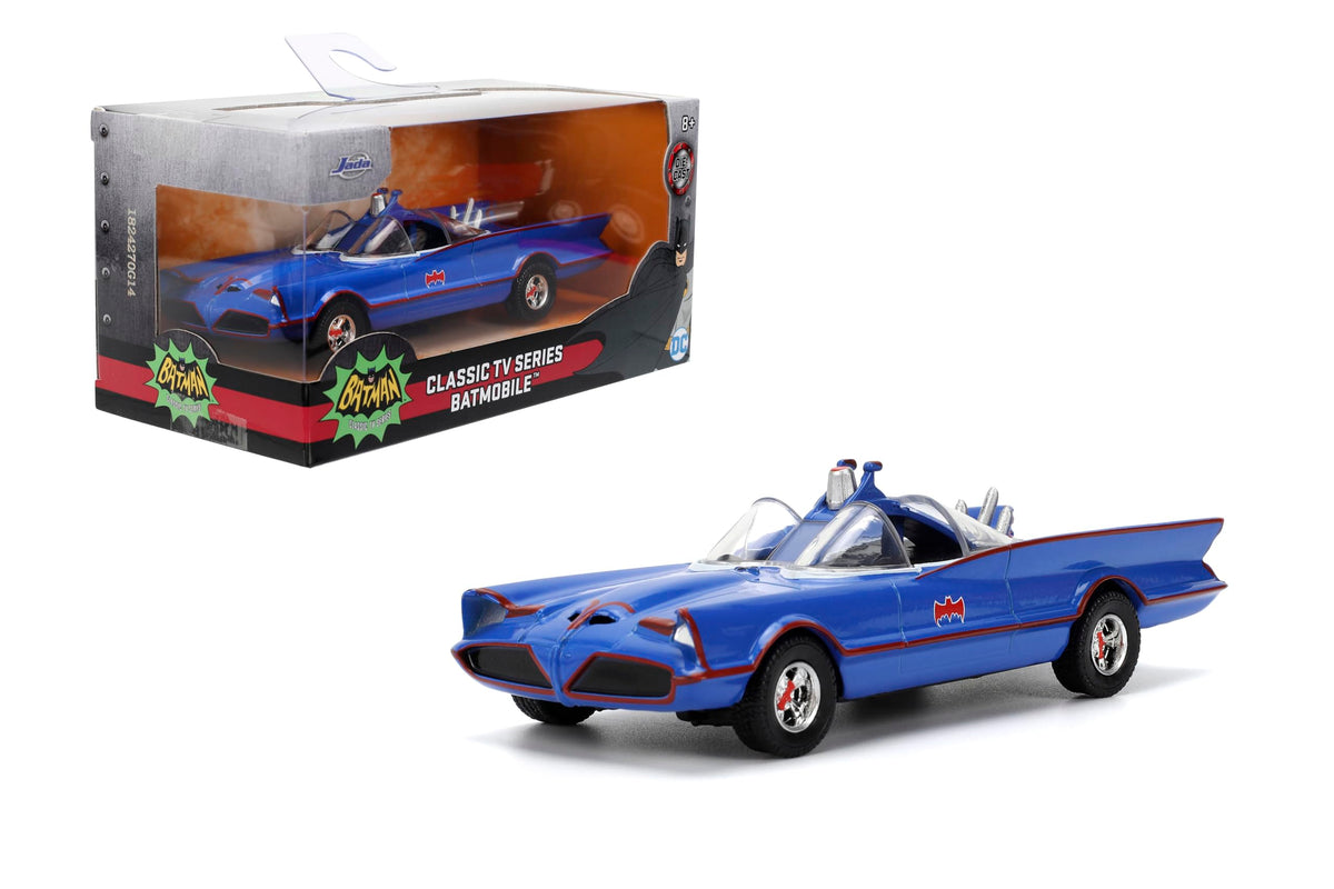 Jada Hollywood Rides 1966 Batman Batmobile - Die-cast Car with Opening Doors, 1:32 Scale, Ages 8+, Toy for Adults and Kids