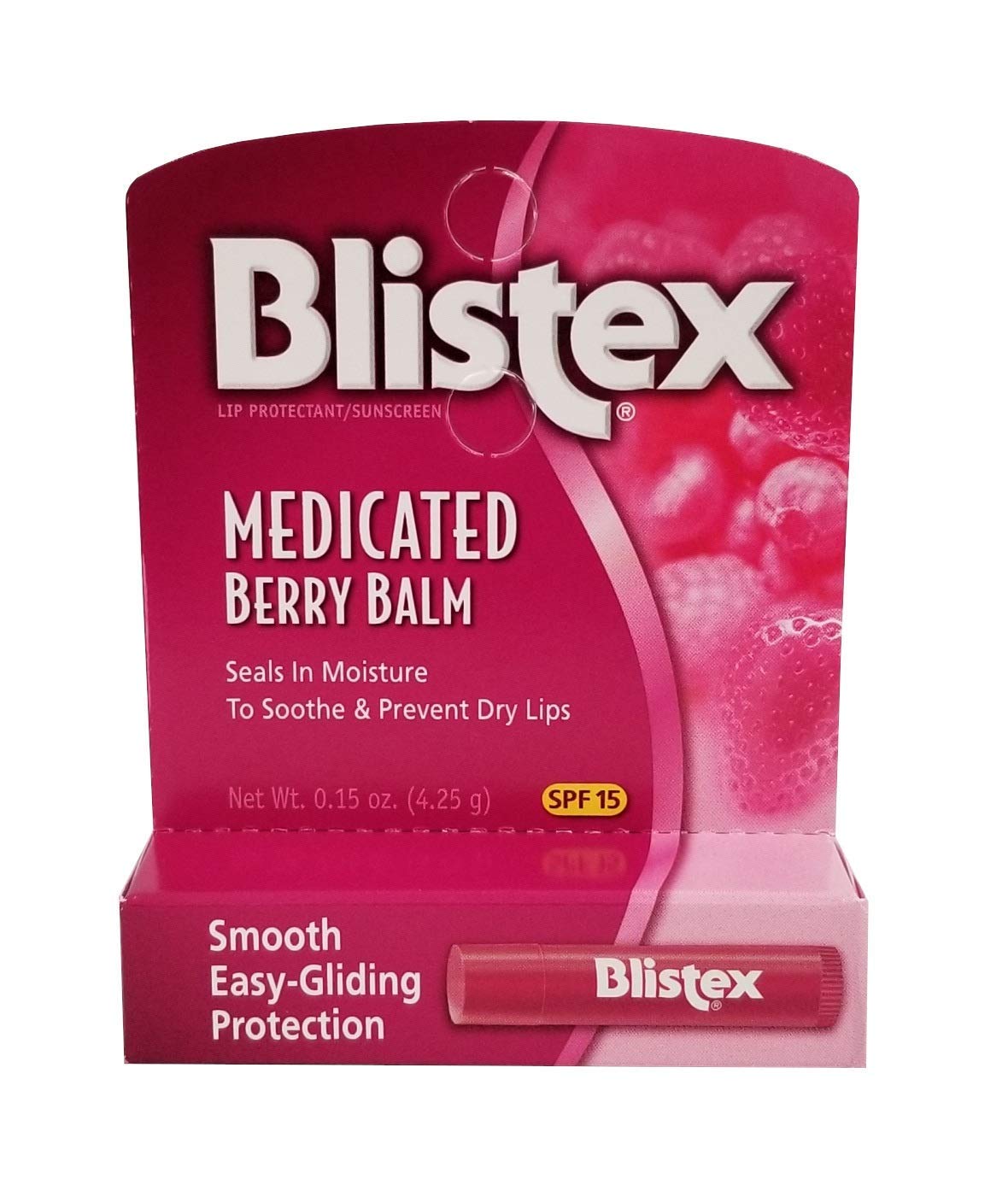 Blistex Medicated Lip Balm SPF 15 Berry - 0.15 oz – Beauty