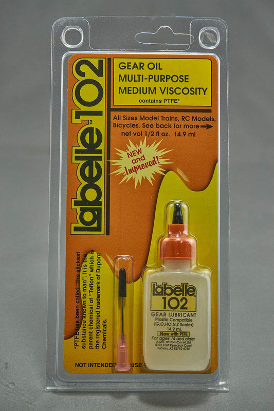 Labelle 102 Gear oil. Full synthetic w/ PTFE (aka Telfon™ designed for ( ISO 150) all purpose for tiny motor shafts, model trains, all RC or gas models dozens of other practical household uses. – Automotive Parts and Accessories