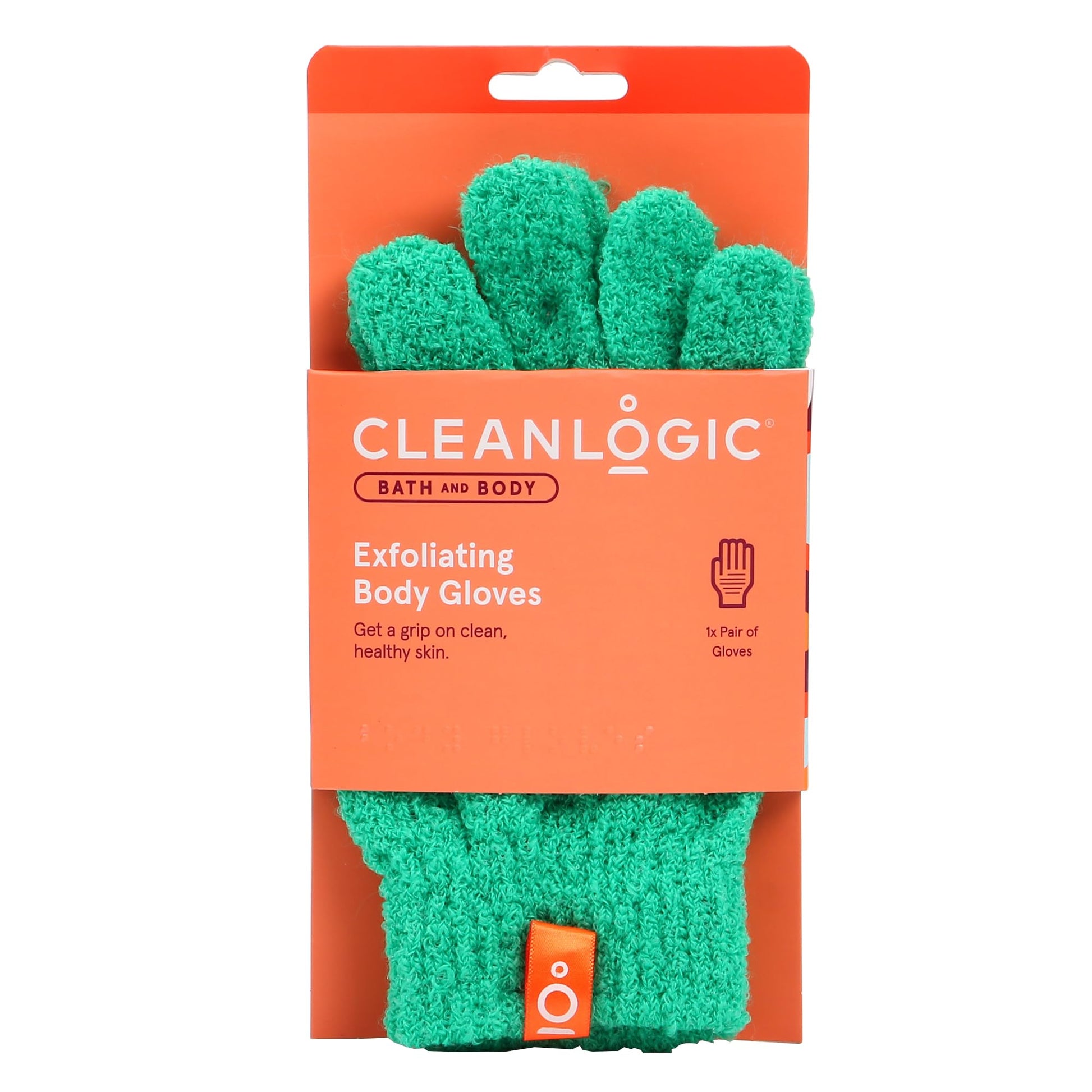 Clean Logic Stretch Bath & Shower Gloves, (1 Pack) – Beauty