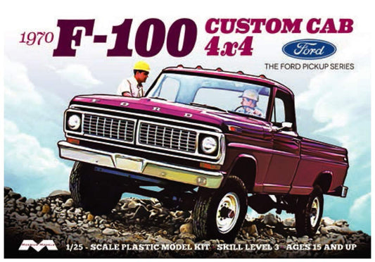 1970 F-100 Custom Cab 4x4 1:25 Scale Model Kit – Toy
