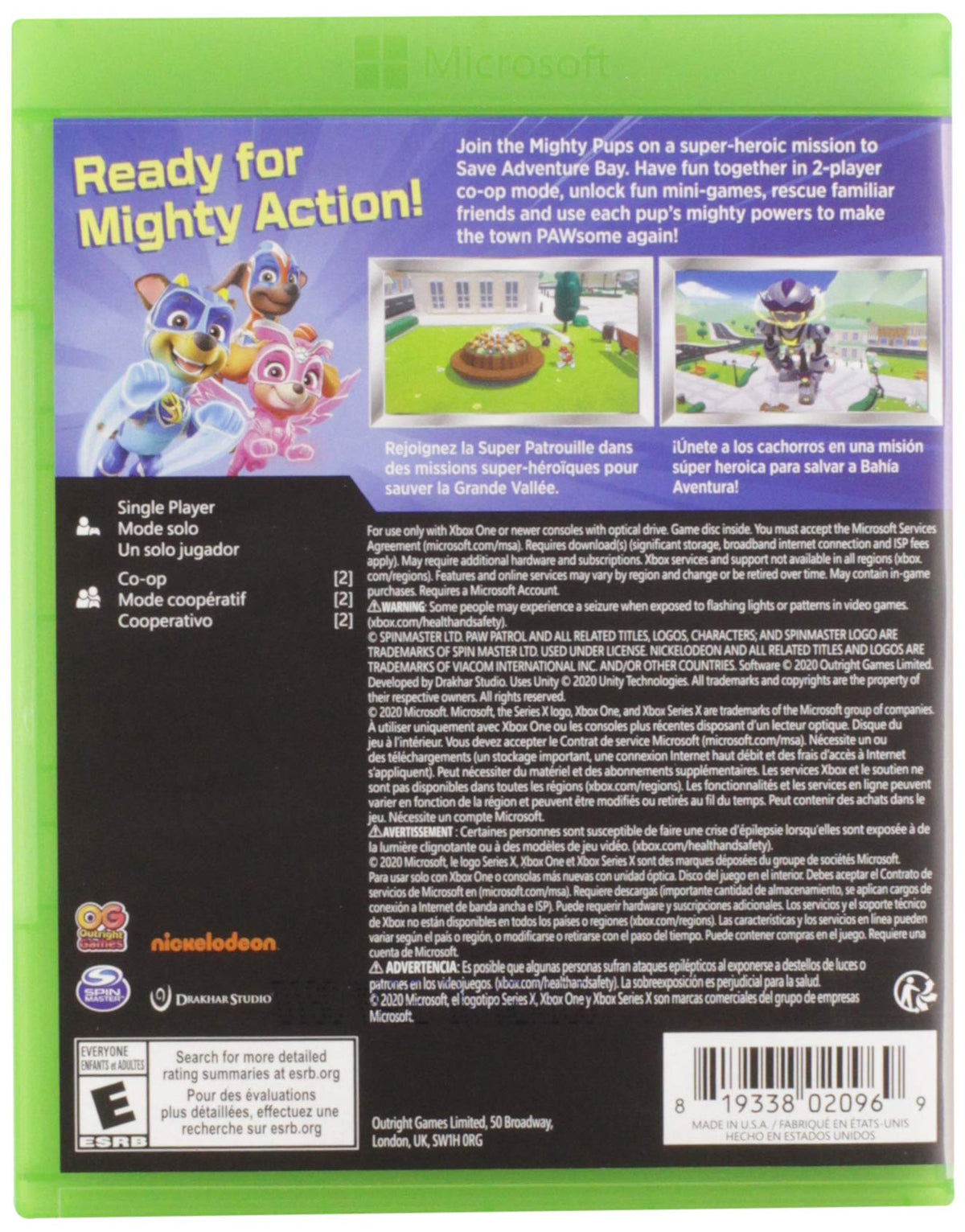 Paw Patrol Mighty Pups Save Adventure Bay - Xbox One