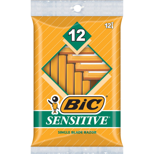 BIC Single Blade Razor, Sensitive, 12 ct – Drugstore