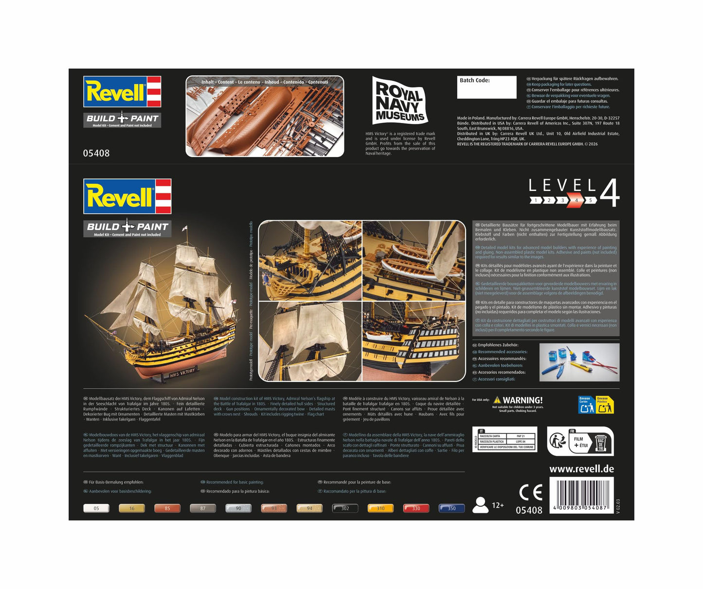 Revell Modellbausatz Schiff