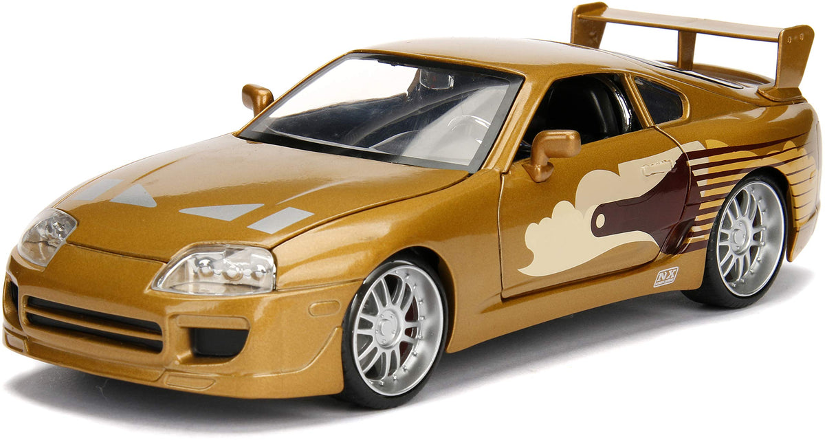 Fast & Furious 1:24 Slap Jack's Toyota Supra Die-cast Car, Toys for Kids and Adults