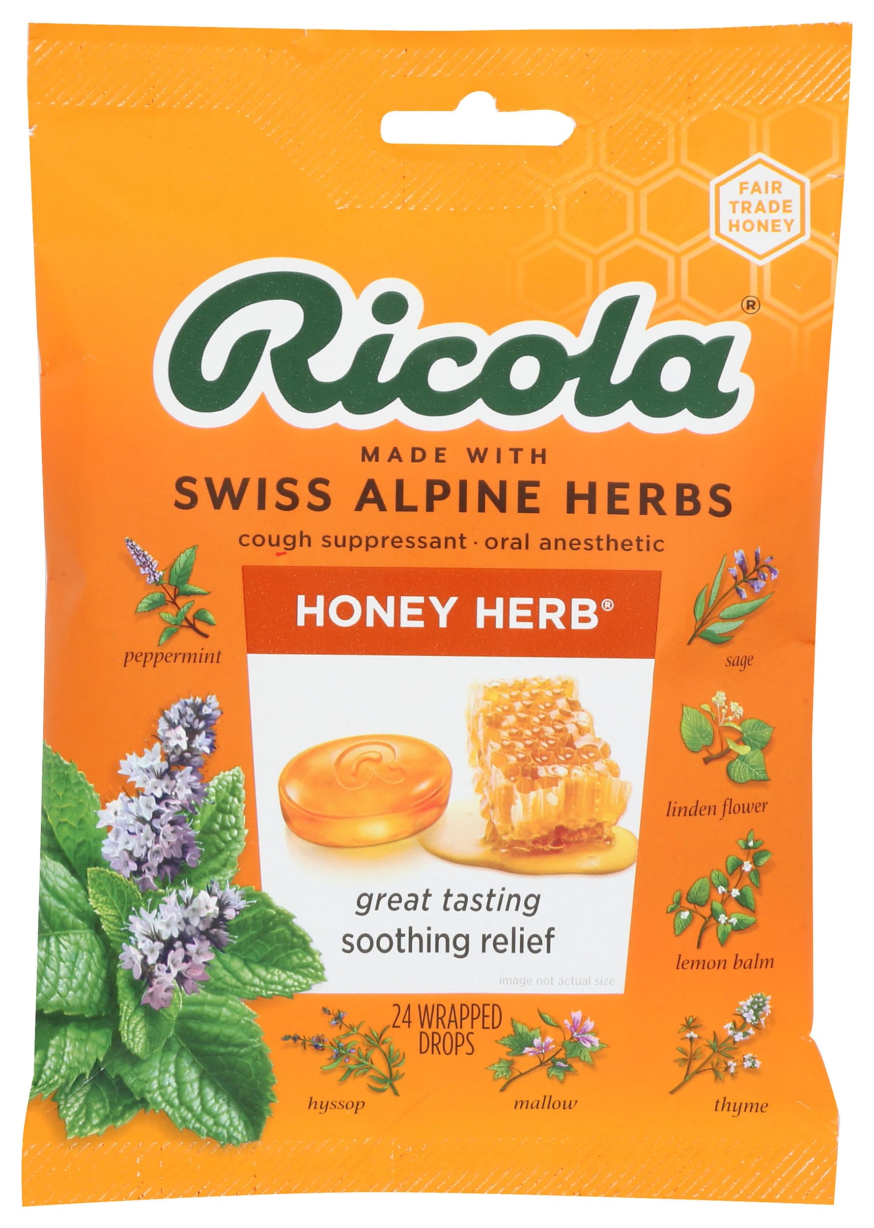 Ricola, Cough Throat Drops Honey Herb, 24 Count – Drugstore