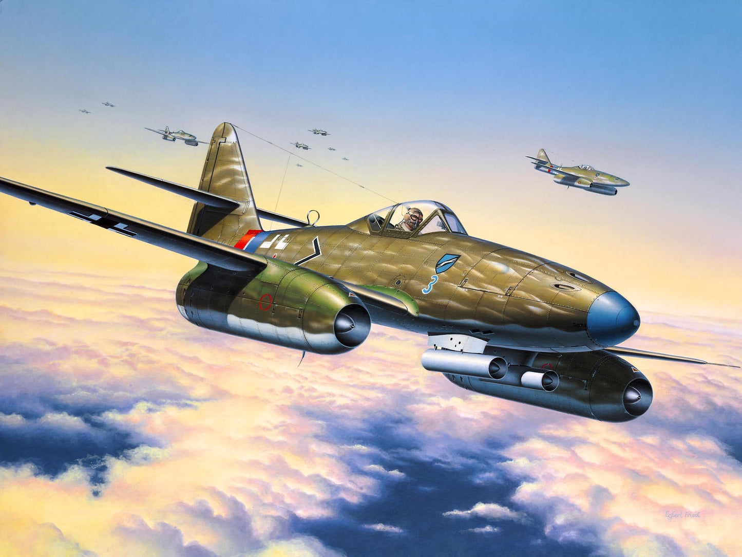 REVELL Model Set Messerschmitt Bf109 G-2/4