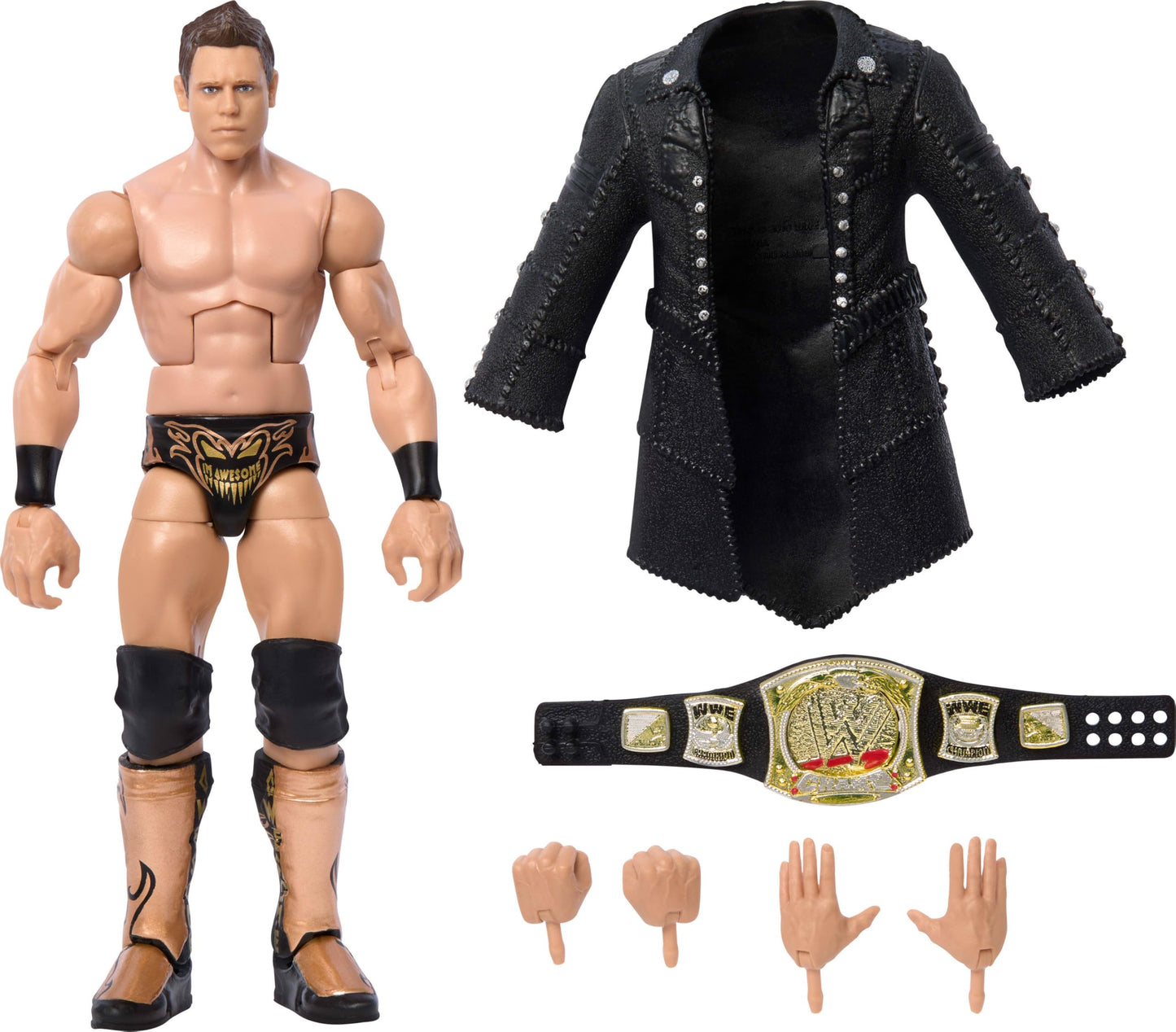Mattel WWE Elite Action Figure & Accessories, Greatest Hits 2025, 6-inch Collectible The Miz with 25 Articulation Points & Swappable Hands – Toy