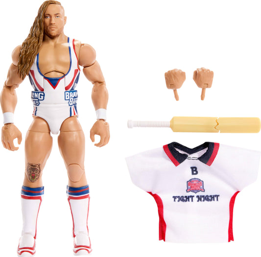 Mattel WWE Elite Action Figure & Accessories, Series #110 Butch 6-inch Collectible with 25 Articulation Points & Swappable Hands – Toy