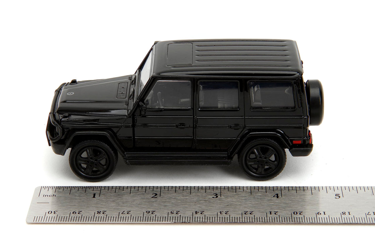 Jada Pink Slips 1:32 W1 Mercedes Benz G Class 4x4 Die-Cast Car, Toys for Kids and Adults (Black)