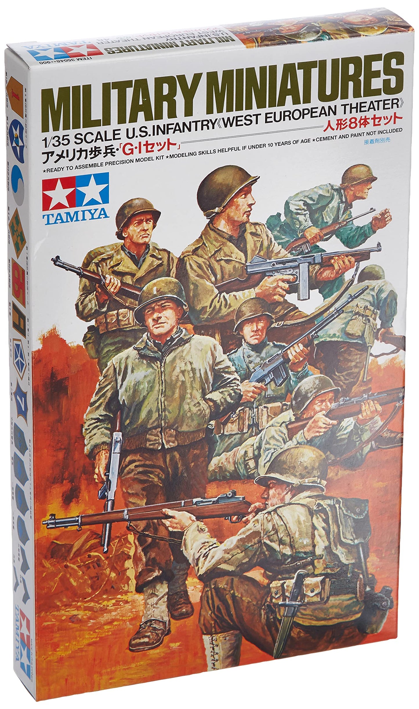 Tamiya Models U.S. Infantry European Theater Model Kit – Toy