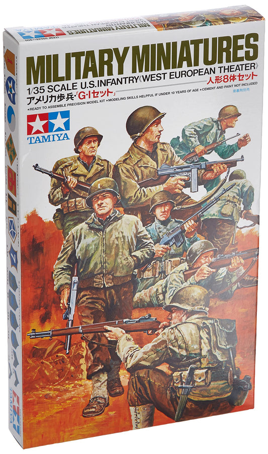 Tamiya Models U.S. Infantry European Theater Model Kit – Toy