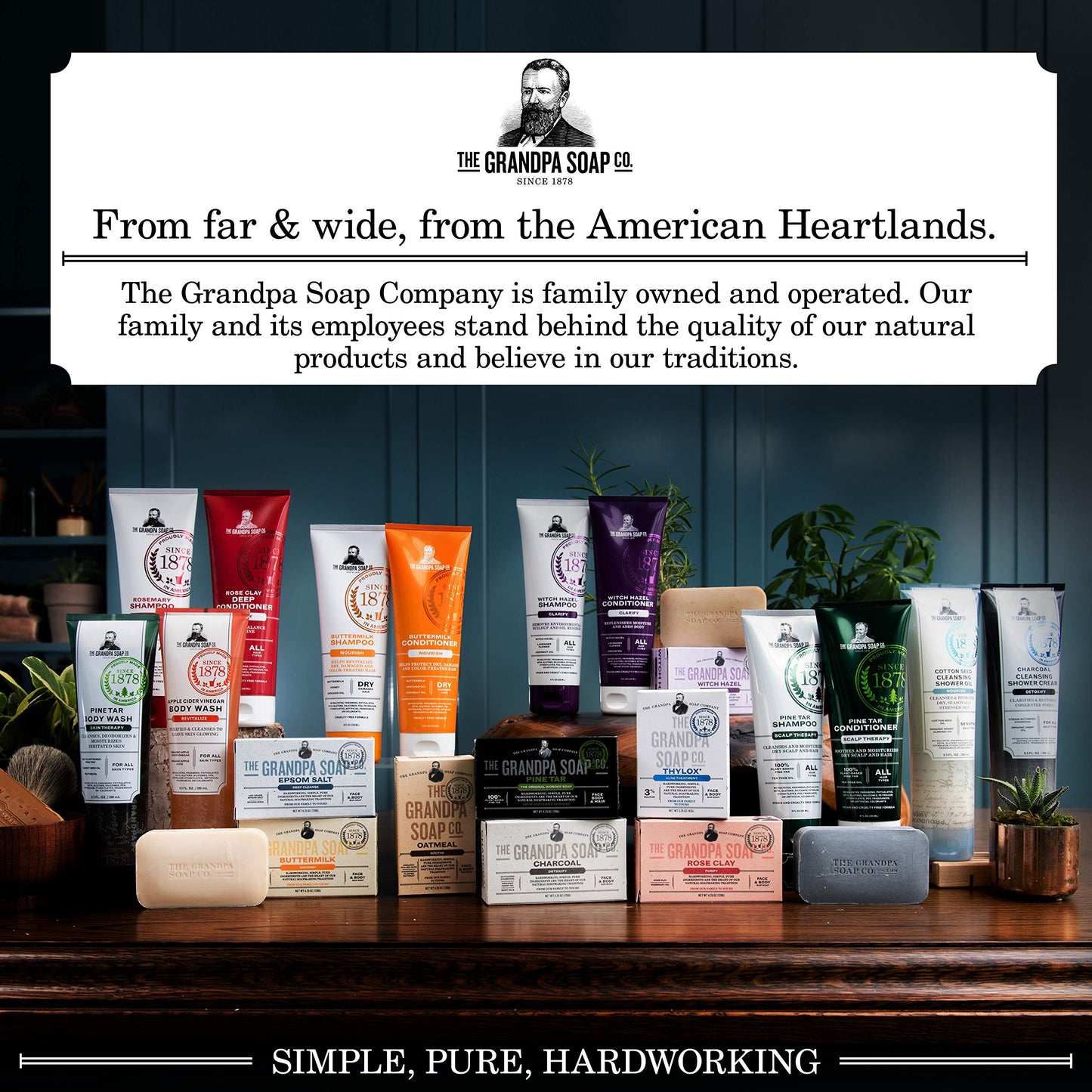 The Grandpa Soap Co. - The Original Wonder Pine Tar Soap
