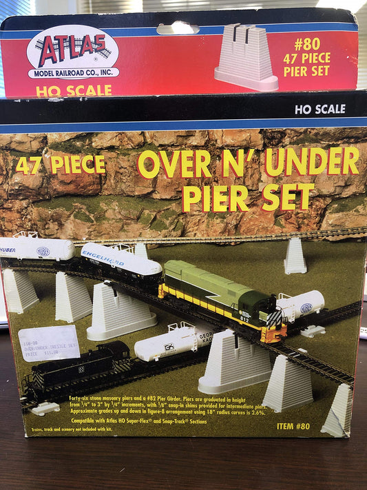 Pier Set (47Pc Set) HO Scale Atlas Trains – Toy