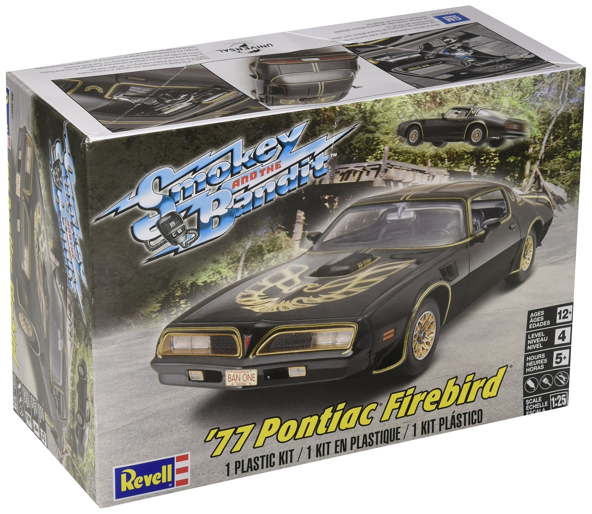 Plastic Model Kit-'77 Smokey And The Bandit Firebird 1:25 – Toy