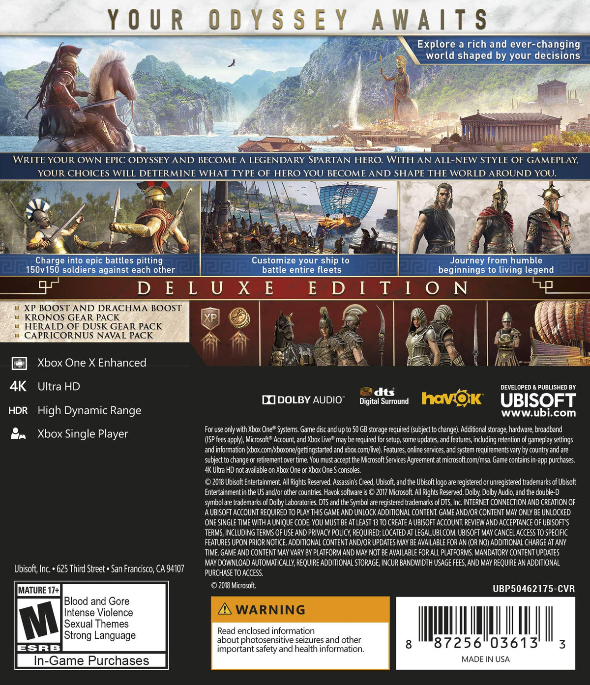 Assassin's Creed Odyssey Deluxe Edition - Xbox One